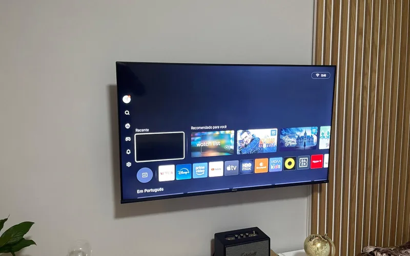 Montagem televisão suporte parede Vila Meã