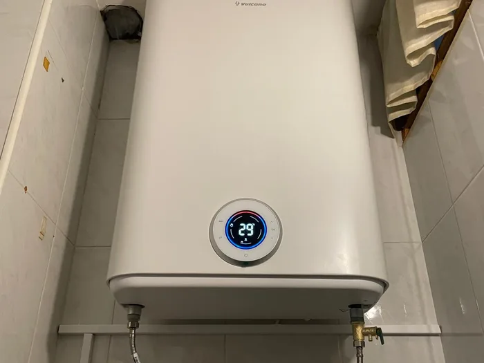 Termoacumulador Vulcano instalado Amarante